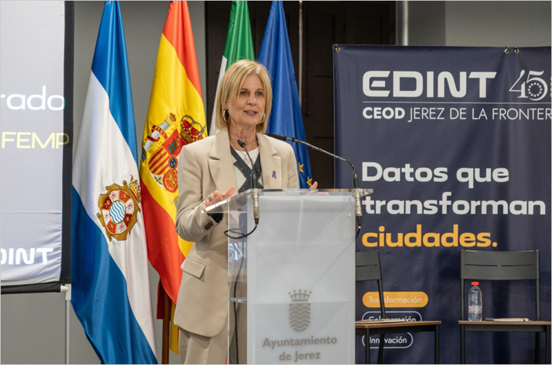 María José García Pelayo, alcaldesa de Jerez de la Frontera y Presidenta de la FEMP