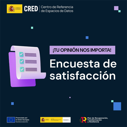 Primera encuesta del CRED para mejorar los servicios dirigidos a los espacios de datos
