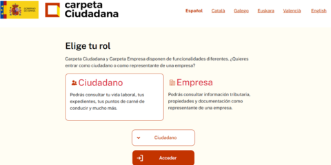 La actualización de Mi Carpeta Ciudadana permite consultar prestaciones por desempleo