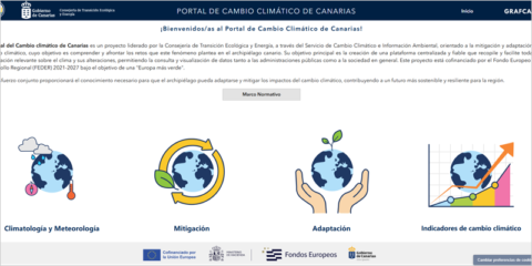 Un nuevo portal web ayudará en la toma de decisiones frente al cambio climático en Canarias
