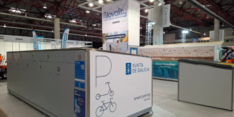Novality muestra su mobiliario urbano inteligente en la feria ExpoMunicipal en Galicia