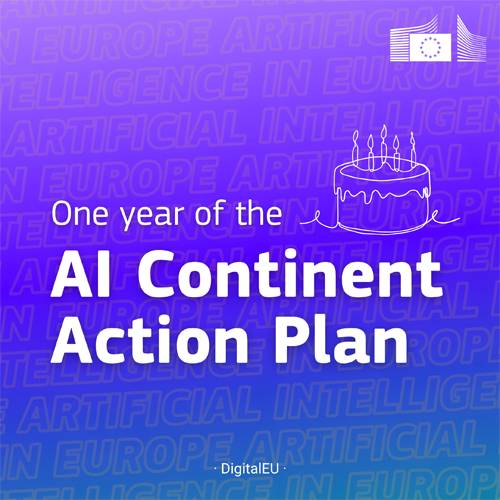 La Comisión Europea celebra un año del Plan de Acción Continente de IA con dos informes sobre su adopción