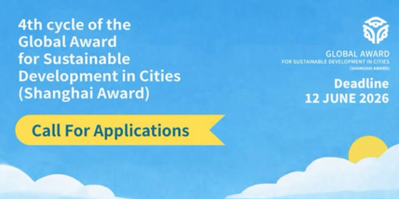 Abierto el plazo de solicitud de la cuarta edición del Premio Shanghái para reconocer avances en desarrollo sostenible