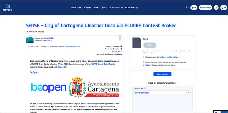 proyecto europeo SENSE - Virtualización urbana y participación ciudadana