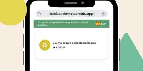 El municipio de Benicàssim apuesta por la IA para facilitar la separación de residuos con su nueva app móvil