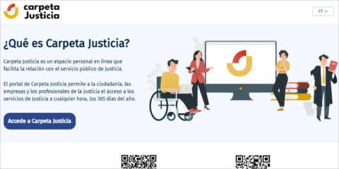 La plataforma digital Carpeta Justicia se pone en marcha en Galicia para facilitar trámites judiciales