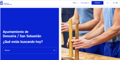 Nueva web de San Sebastián para simplificar los trámites y mejorar la relación con la ciudadanía