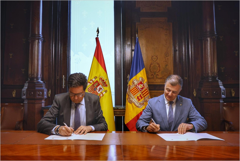 España y Andorra refuerzan su colaboración en transformación digital y espacios digitales seguros