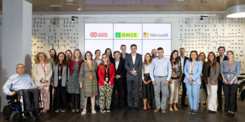 Fundación ONCE, ONCE y Microsoft refuerzan su alianza para impulsar la accesibilidad y el empleo con IA