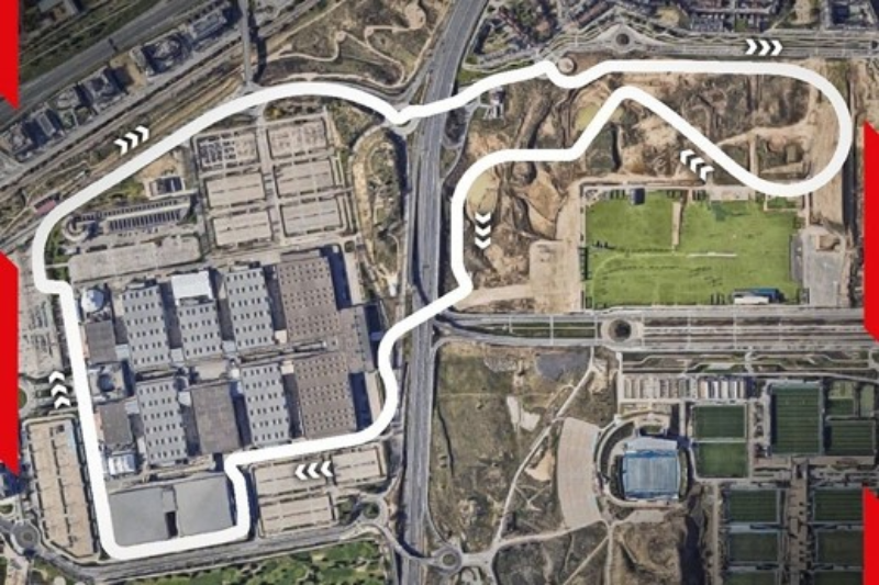 obras del circuito de Fórmula 1 de Madrid