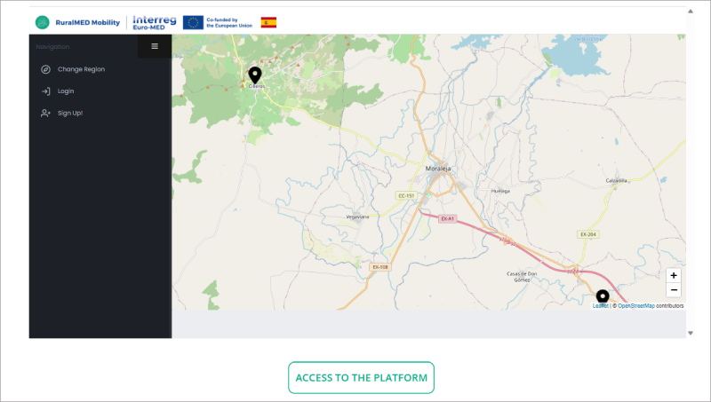 Plataforma de monitorización de RuralMED Mobility