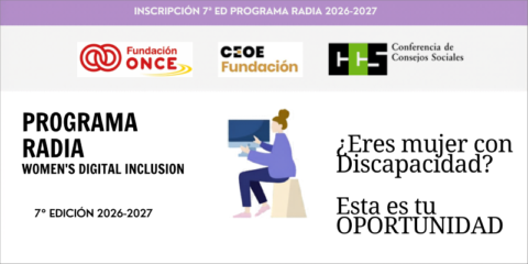 Abierta la convocatoria del Programa RADIA de formación tecnológica para mujeres con discapacidad