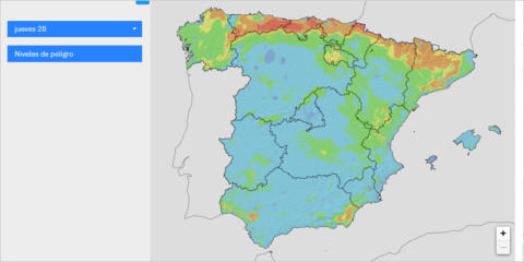 Nuevo índice IPIF de la Aemet para identificar con mayor precisión el peligro de incendios forestales