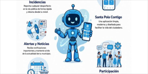 La nueva app móvil ‘Santa Pola Contigo’ de Gecor facilita la relación entre ayuntamiento y ciudadanía