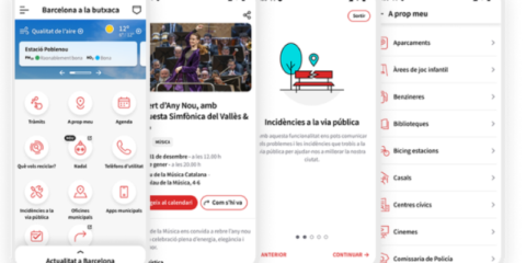 La app ‘Barcelona a la butxaca’ se actualiza para mejorar la gestión de incidencias municipales