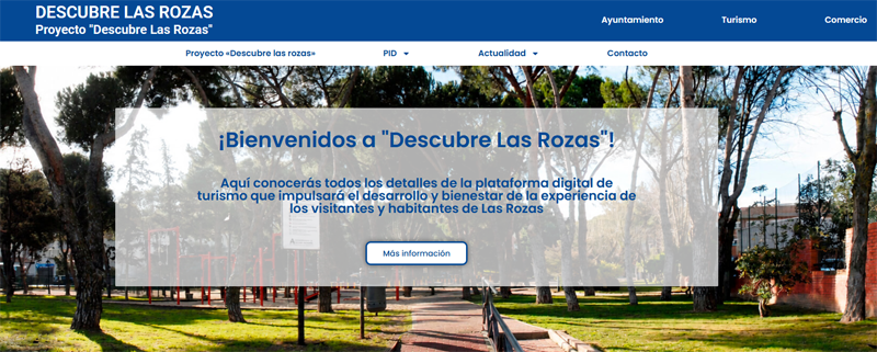 En marcha la plataforma 'Descubre Las Rozas' integrada en el gemelo digital Cosmos de la ciudad