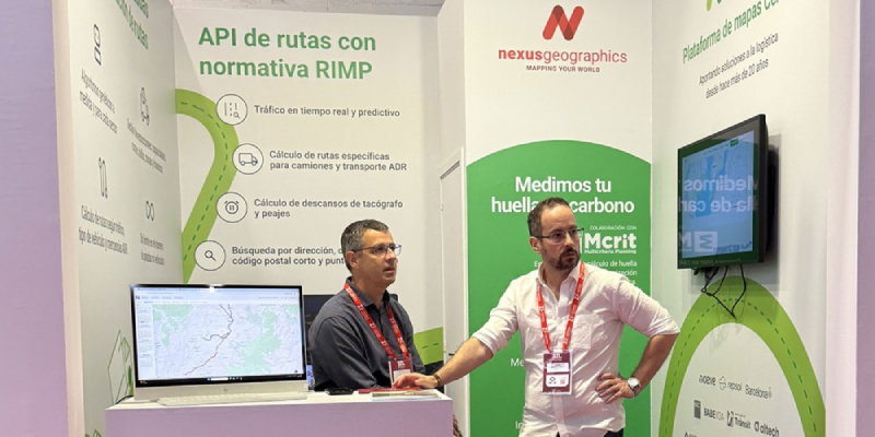 Nexus Geographics ha presentado en el principal encuentro europeo de logística las capacidades de Cercalia para operadores de transporte.