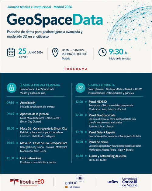 Madrid acoge la presentación de GeoSpaceData, el primer espacio nacional de datos geoespaciales