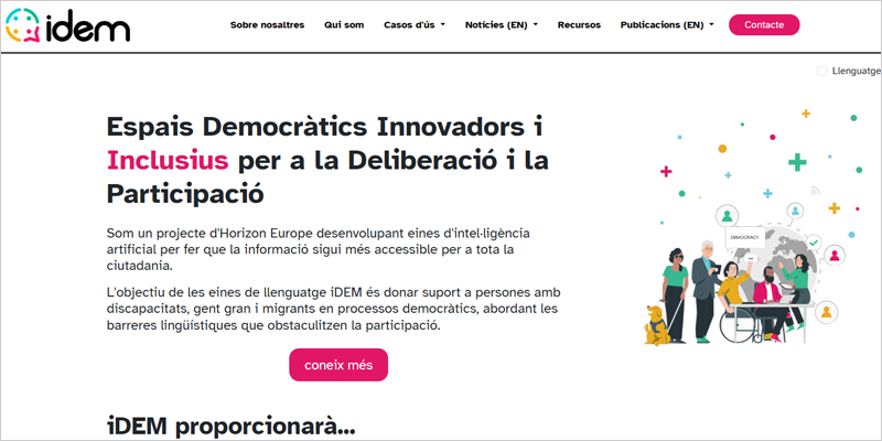 La app iDEM en Barcelona facilita la comprensión de textos complejos con inteligencia artificial