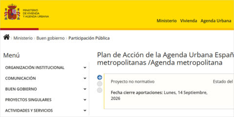 A información pública el borrador de la Agenda Metropolitana para fomentar la cohesión territorial
