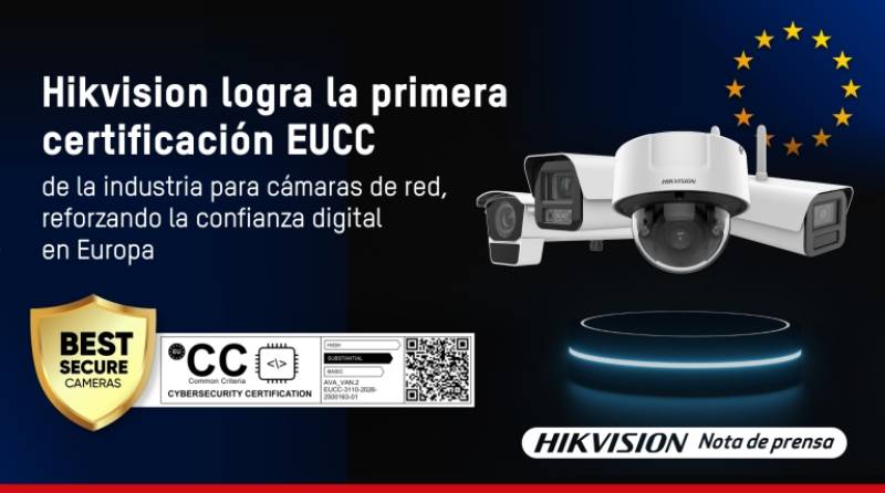 Hikvision recibe la primera certificación EUCC de la industria para sus cámaras de red DeepinView