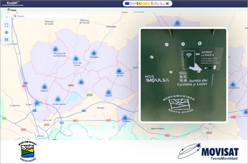 MOVISAT se adjudica el sistema de identificación ciudadana con cierre inteligente en la Mancomunidad Norte-Duero