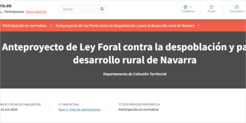 Presentado el anteproyecto de Ley contra la Despoblación y para el Desarrollo Rural de Navarra