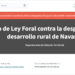 Presentado el anteproyecto de Ley contra la Despoblación y para el Desarrollo Rural de Navarra