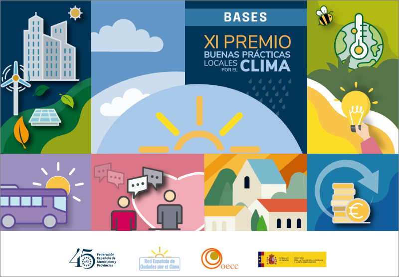 cartel XI Premio a las Buenas Prácticas Locales por el Clima