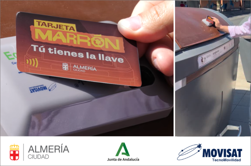 MOVISAT ha resultado adjudicataria del contrato promovido por el Ayuntamiento de Almería para implantar un sistema de cerraduras en contenedores destinados a la recogida separada de biorresiduos.