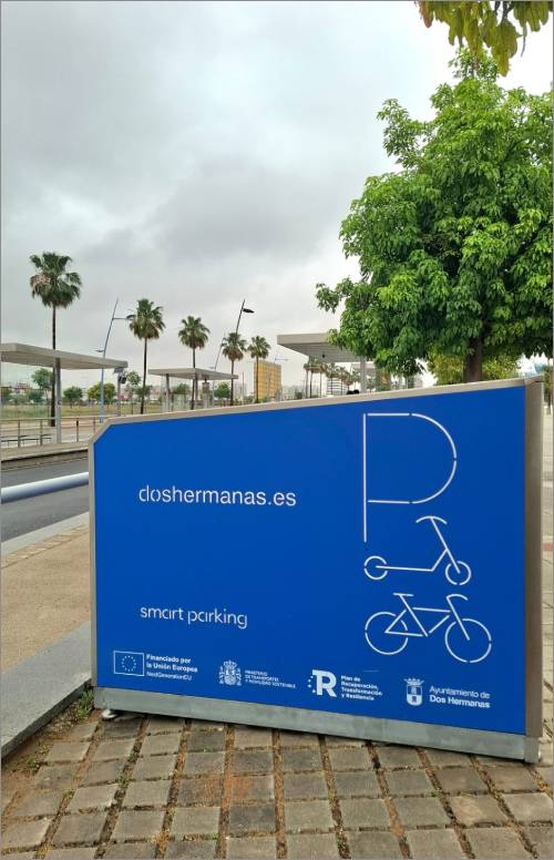 aparcamientos para bicis y patinetes en Dos Hermanas