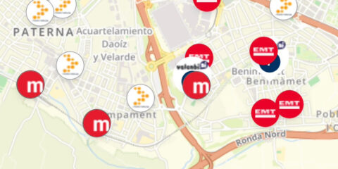 La nueva aplicación GVA SUMA-T unifica la información del transporte público metropolitano de Valencia