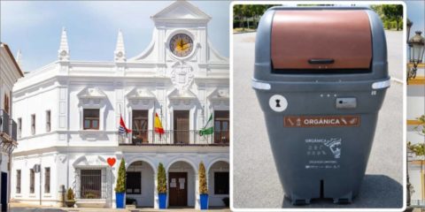MOVISAT implanta sus cerraduras IoT para la recogida separada de la fracción orgánica en Cartaya