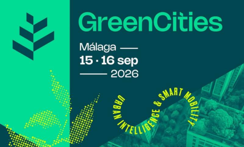 Los próximos 15 y 16 de septiembre, el Palacio de Ferias y Congresos de Málaga (FYCMA) acoge una nueva edición de Greencities.