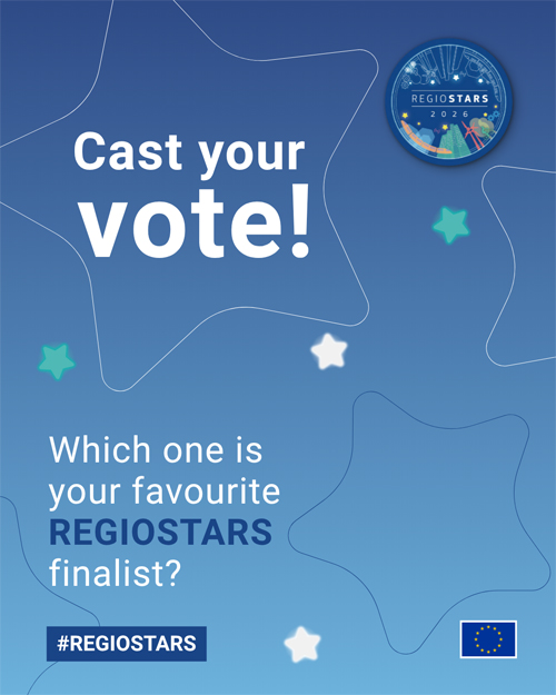 Los Premios Regiostars 2026 abren la votación ciudadana para elegir el mejor proyecto europeo