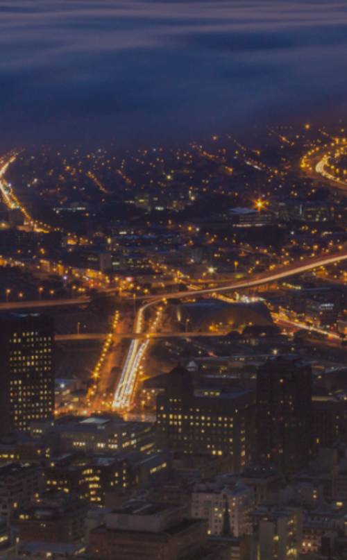 ciudad iluminada