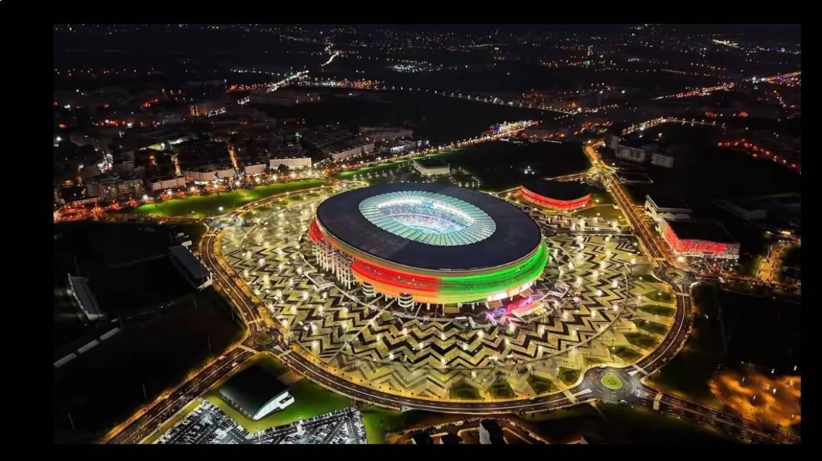 Iluminación inteligente de Paradox Engineering en el exterior del Gran Estadio de Tánger