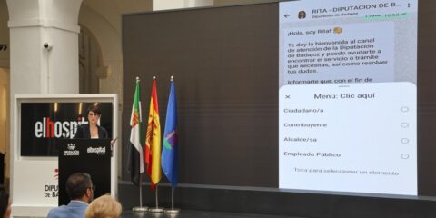 Una IA propia y la asistente virtual Rita refuerzan los servicios digitales provinciales en Badajoz