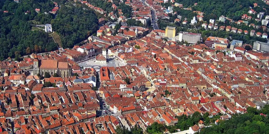 Aparcamiento inteligente en Brașov con 985 sensores