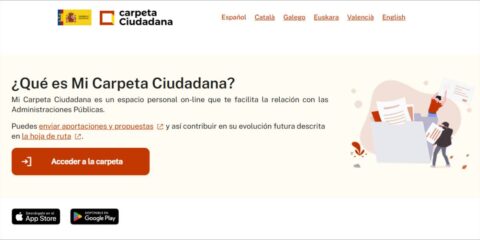 La nueva versión de Mi Carpeta Ciudadana permite consultas sobre empleo, notaría y formación