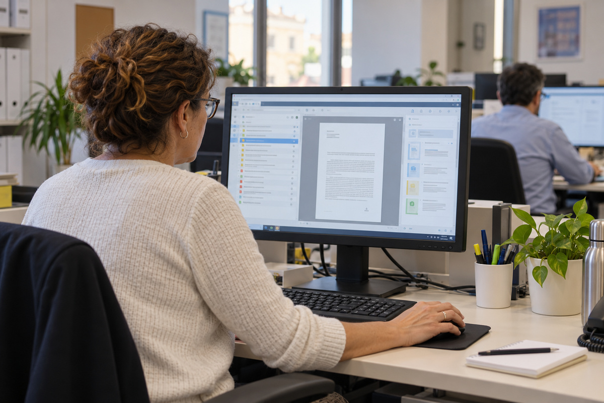 Imagen asociada al SITAE, la plataforma de administración electrónica del Ayuntamiento de Málaga para expedientes digitales