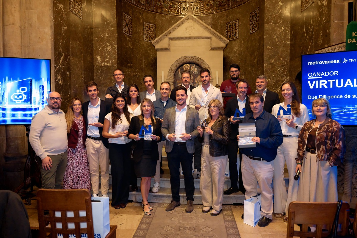 Ganadores del Metrovacesa AI Challenge II, donde Persuadis, Syte y Virtual Mike fueron premiadas por soluciones de IA inmobiliaria.