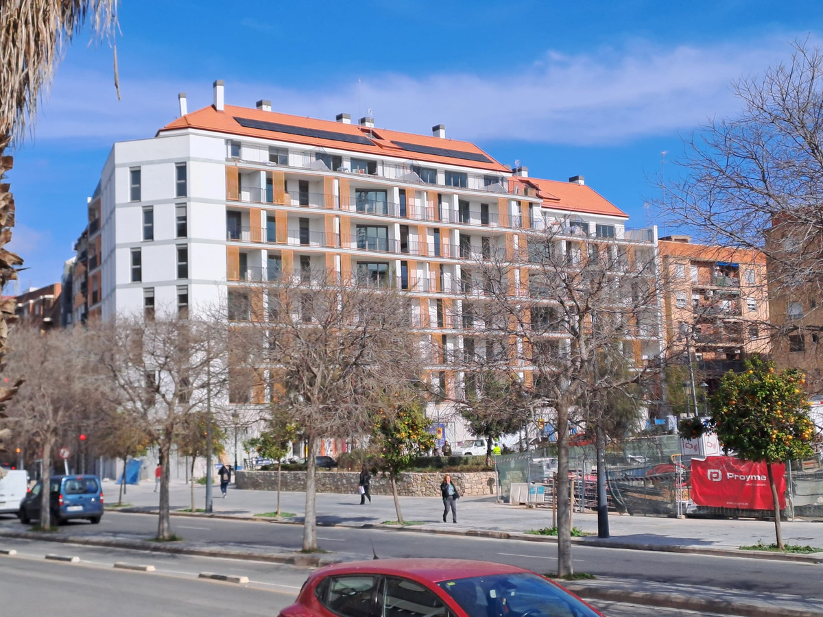 Residencial Nova Urbe en Els Orriols, actuación de Metrovacesa para renovar el entorno urbano de la calle Agustín Lara