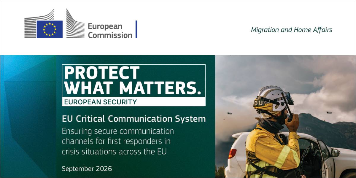 La Comisión Europea propone un Sistema de Comunicación Crítica para servicios de emergencia