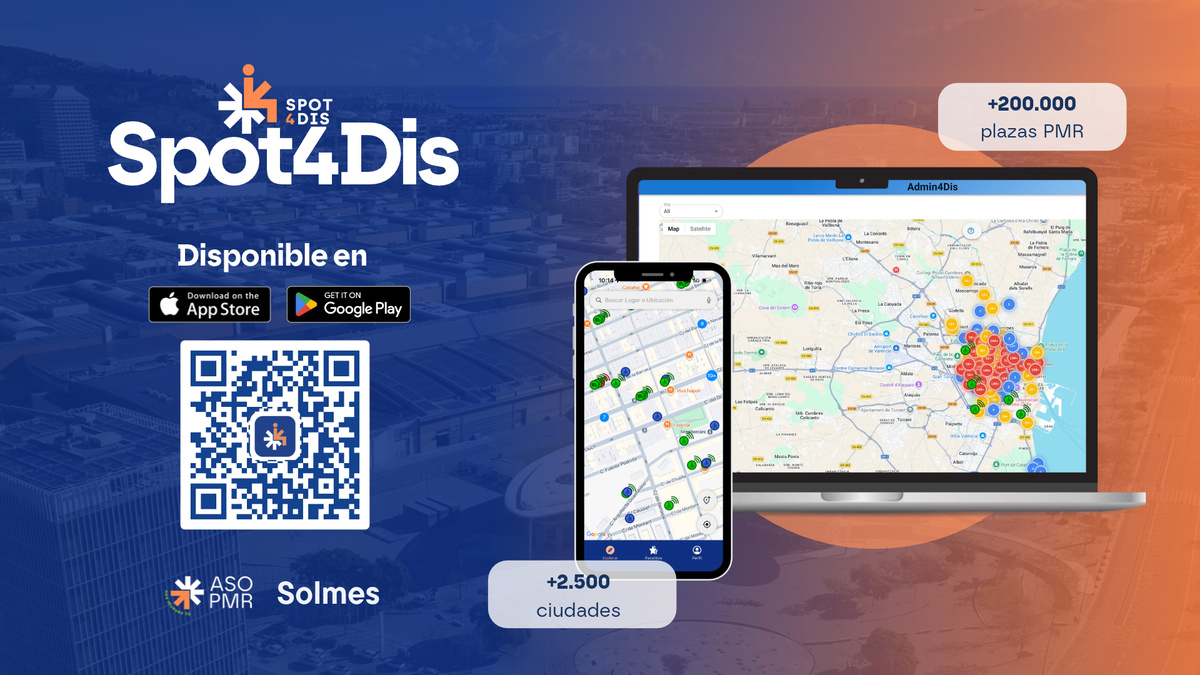 Sistema de Spot4Dis para controlar plazas de aparcamiento reservado con IA, biometría e IoT.